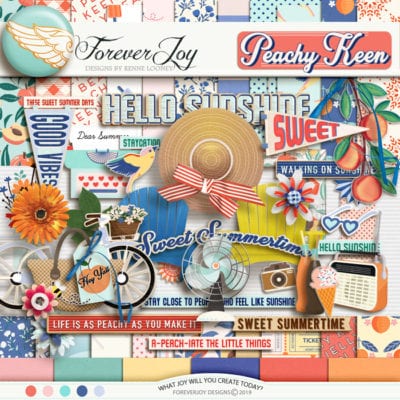 Peachy Keen page kit