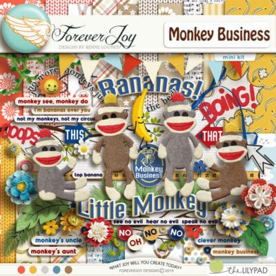 Go Bananas: Scrap your little Monkeys going wild!