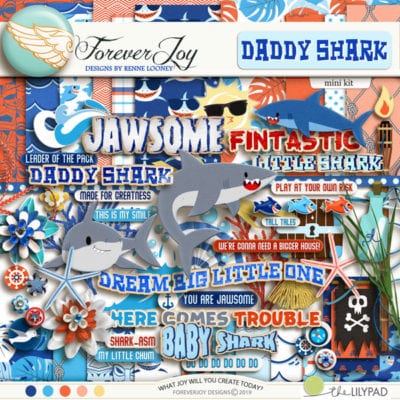 Daddy Shark page kit