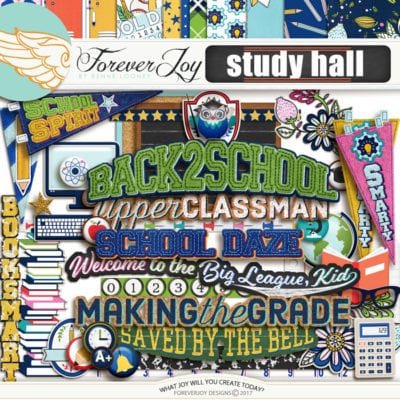 Study Hall page kit