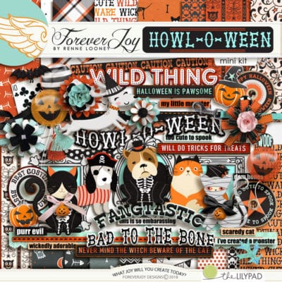 Howloween page kit