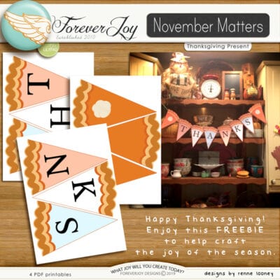 Craft the JOY of November! | Pie Banner