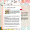 Signs of Spring page kit - Image 4