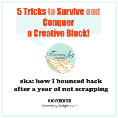 How I bounced back after a year of not scrapping