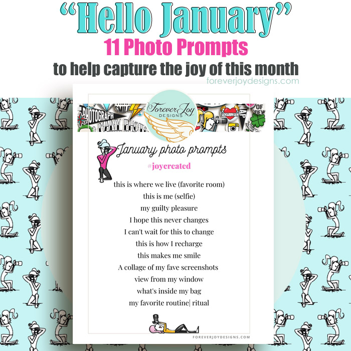 Easy Pages | January Photo Prompts