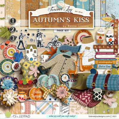 Autumn's Kiss page kit