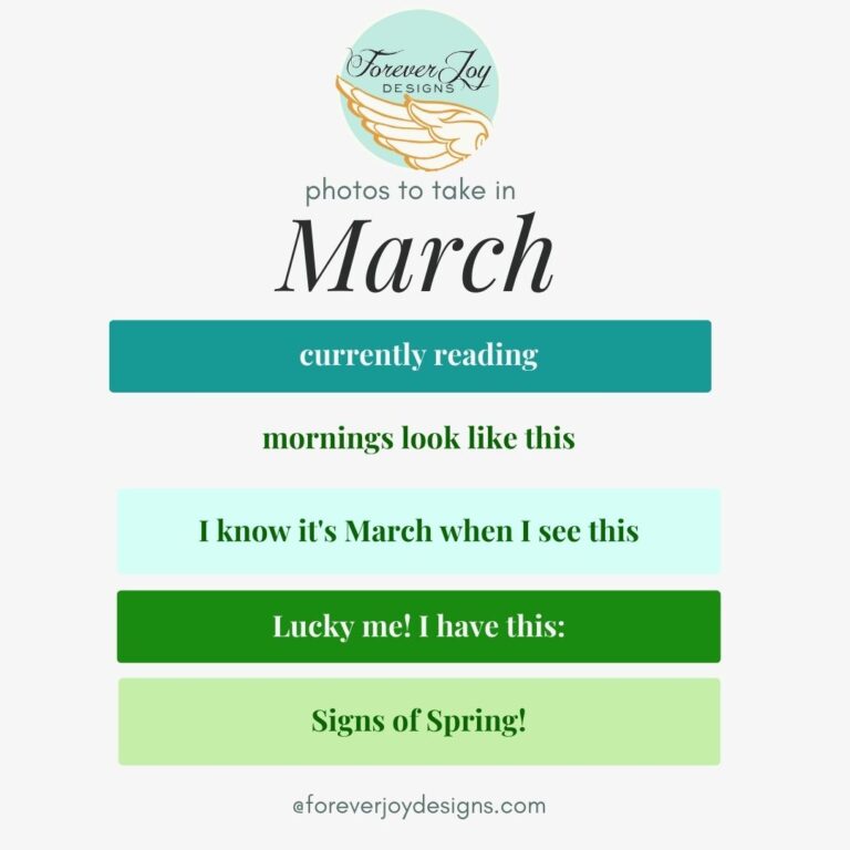 March Photo Prompts