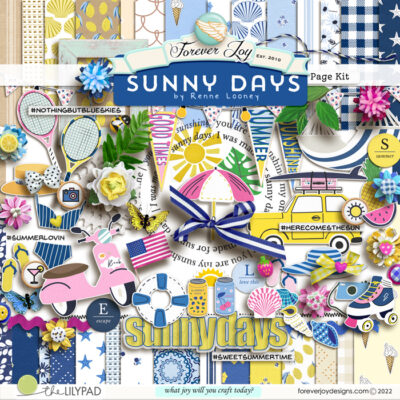 Sunny Days page kit