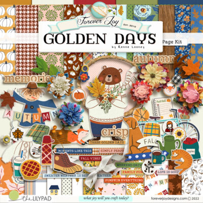 Golden Days page kit