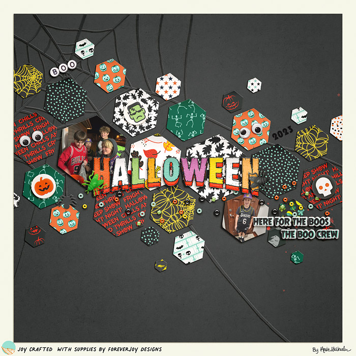 DIGITAL SCRAPBOOKING | FOREVERJOY DESIGNS | FRIGHT NIGHT