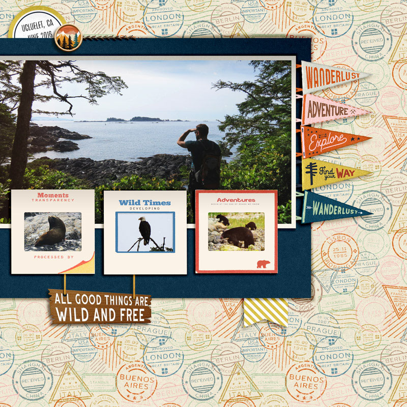 DIGITAL SCRAPBOOKING | FOREVERJOY DESIGNS | WILD WORLD