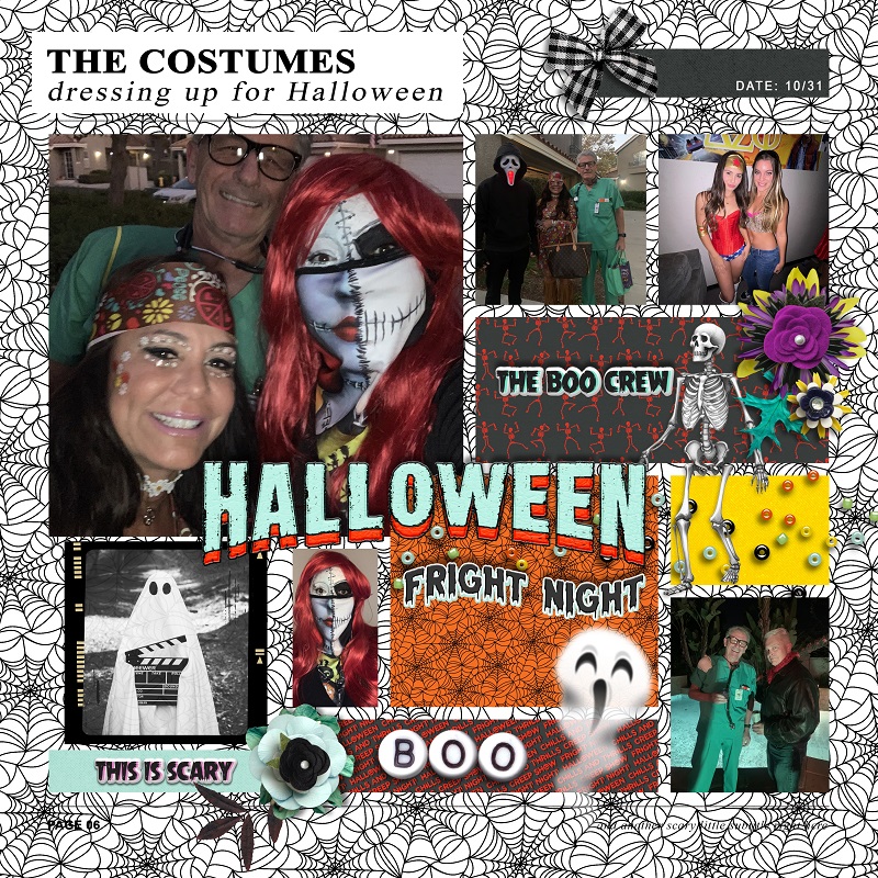 DIGITAL SCRAPBOOKING | FOREVERJOY DESIGNS | FRIGHT NIGHT