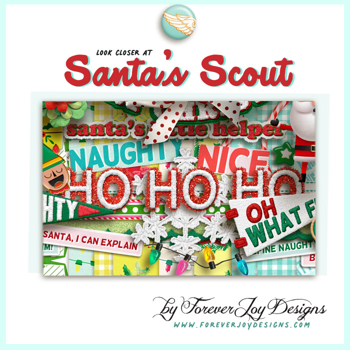 SANTAS SCOUT by ForeverJoy Designs | Digital Scrapbooking