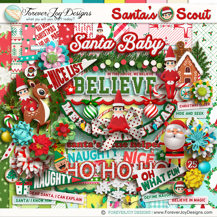 SANTAS SCOUT by ForeverJoy Designs | Digital Scrapbooking