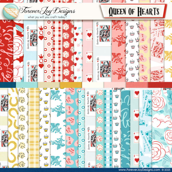 Queen of Hearts page kit - Image 2