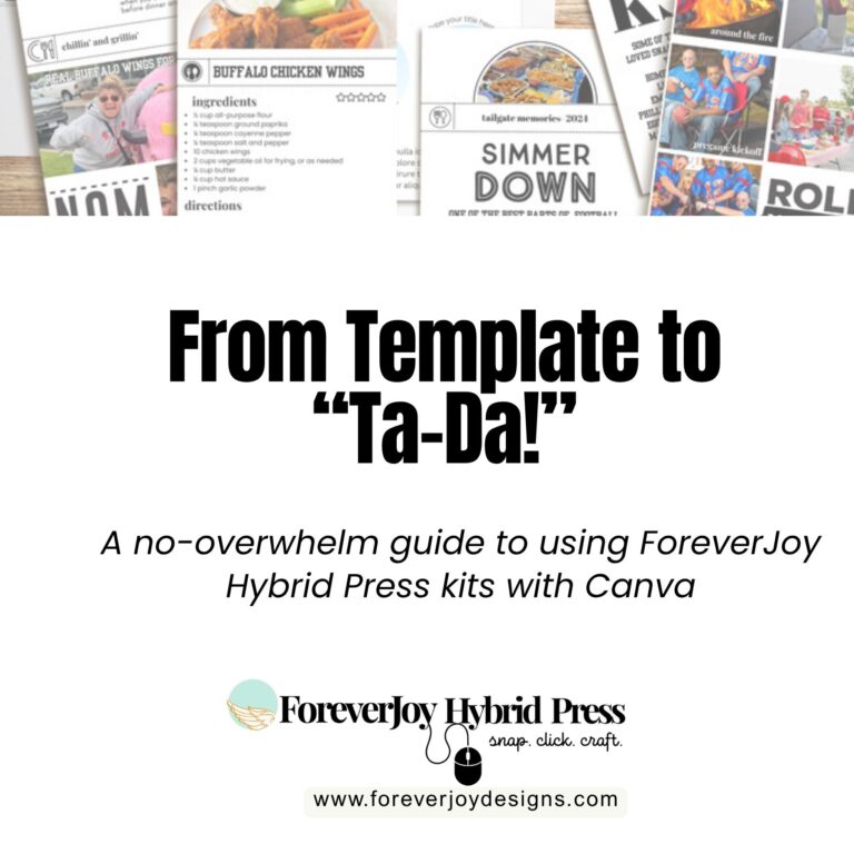 Your Step-by-Step Guide to Scrapbooking with Canva + ForeverJoy Templates