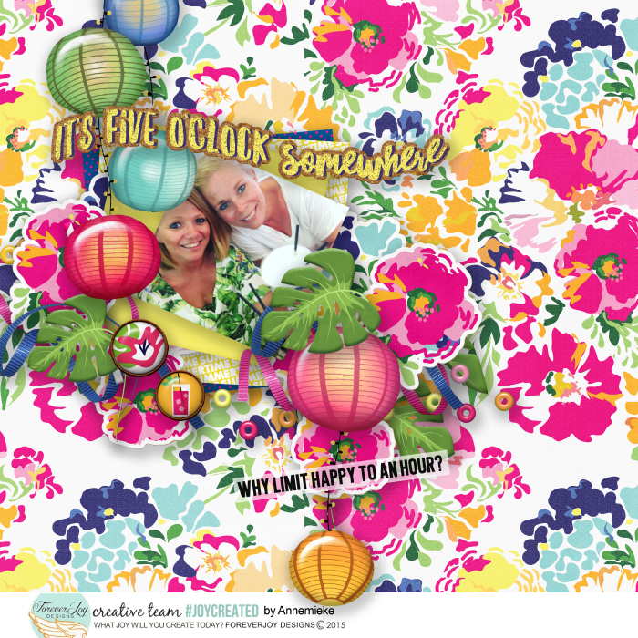 Scrapbooking the Grown-Up Side of Summer