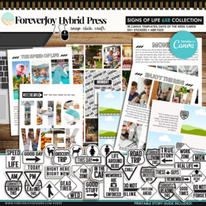 SIGNS OF LIFE | 6X8 Canva Template