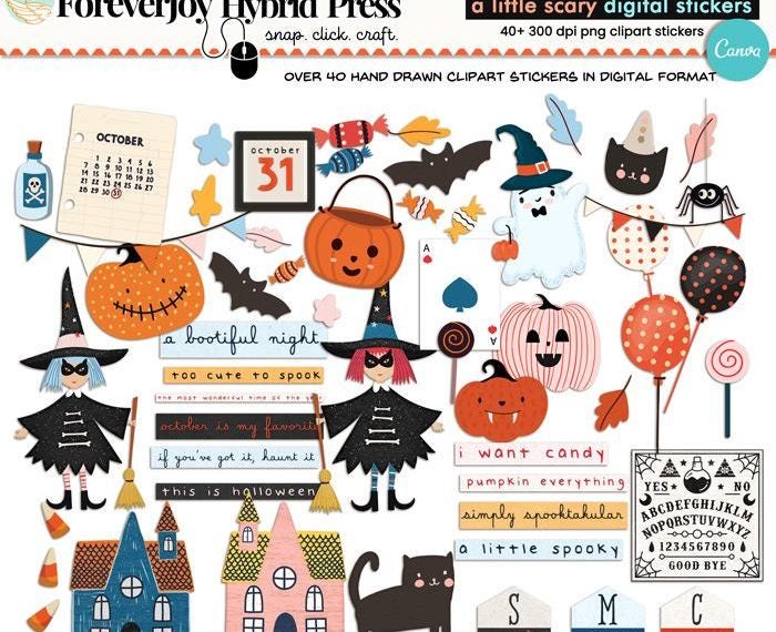 Printable Halloween Stickers |&hellip;