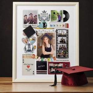GLAD GRAD | Matchbook Style Canva Templates